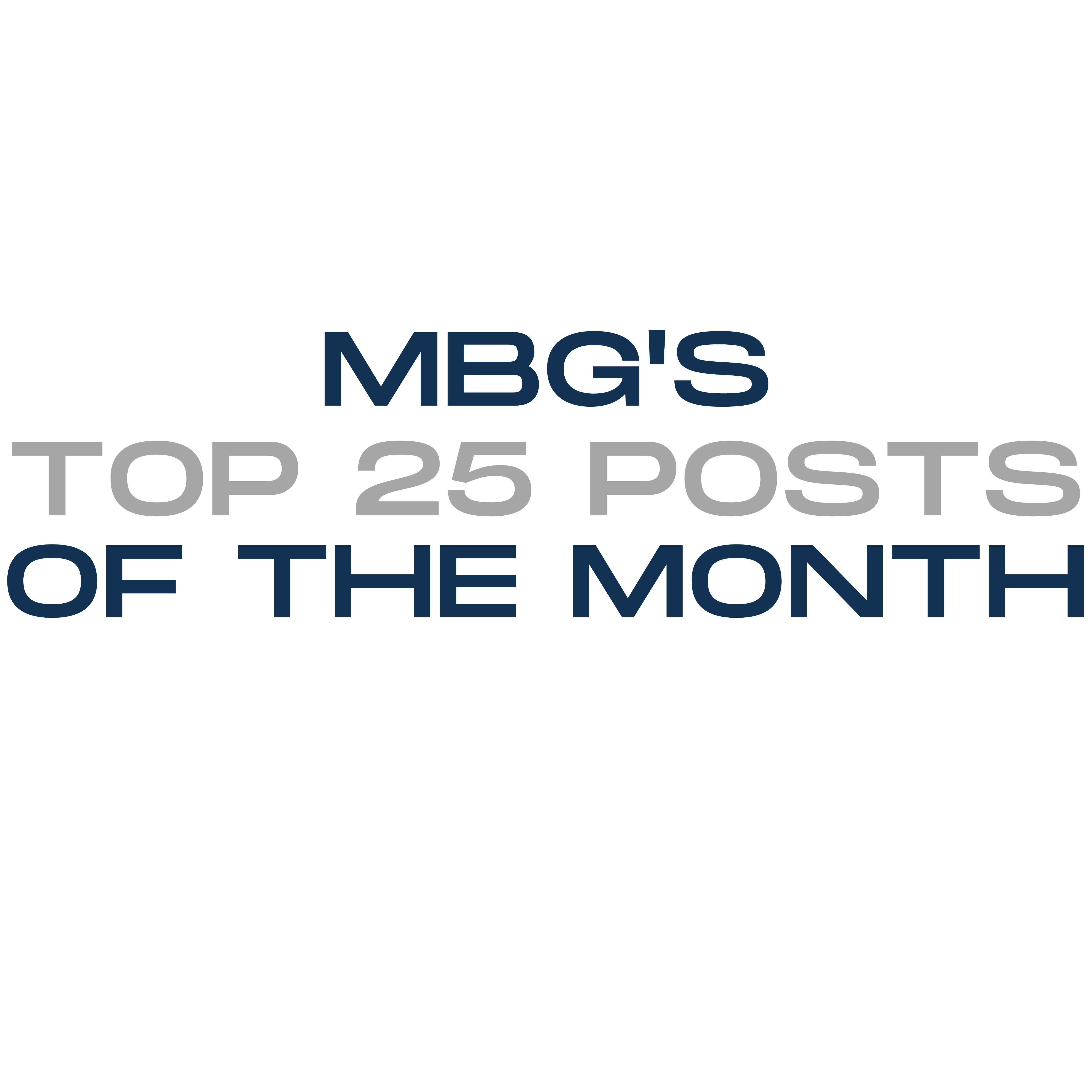 The Top 25 Message Board Posts from the Month of November