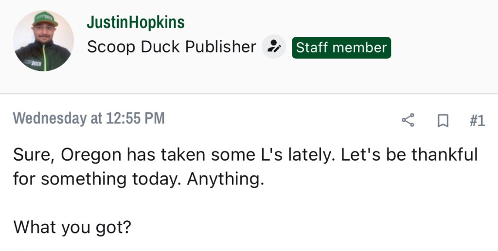 Is There Hope for the Oregon&nbsp;Ducks?